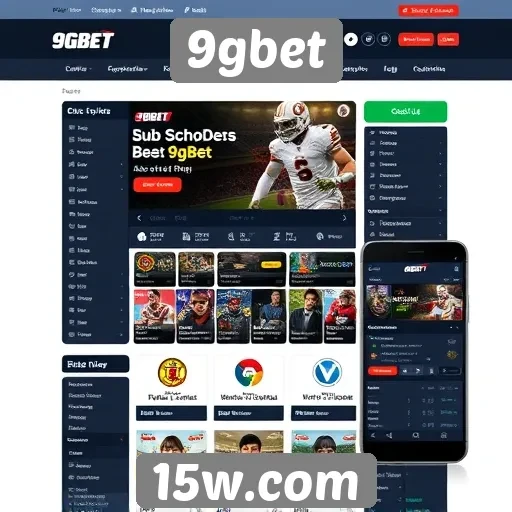 Acessibilidade e design responsivo do site 9gbet